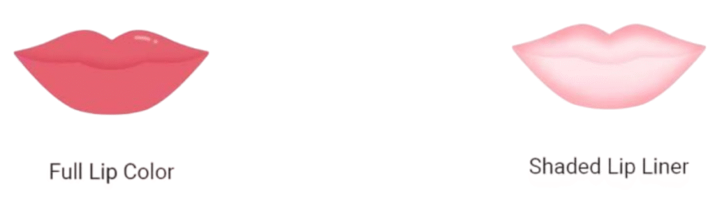 permanent lip blush in gurgaon full lip color lip liner brows and beyond by sonali