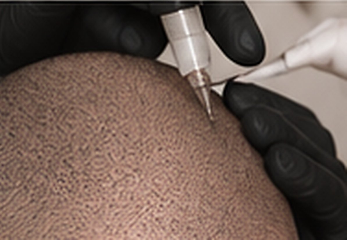 Illustrative Scalp and Scar Micropigmentation service image